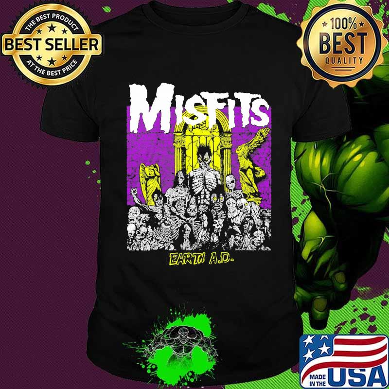 Skeleton misfits earth ad shirt Skeleton misfits earth ad shirt
