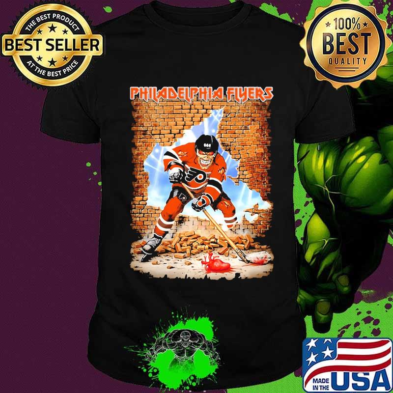 Skeleton philadelphia flyers player hockey wall shirt Skeleton philadelphia flyers player hockey wall shirt