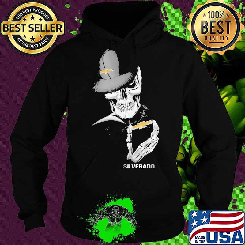 Skeleton skull silverado logo s Hoodie Skeleton skull silverado logo s Hoodie