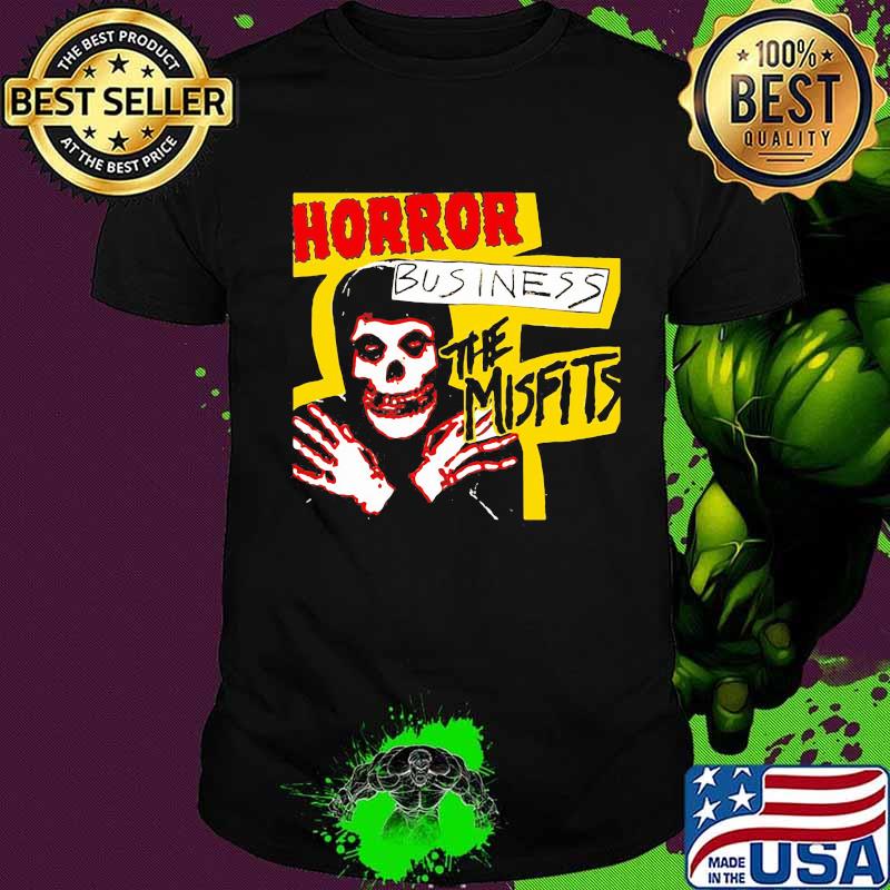 Skeleton the misfits horror business shirt