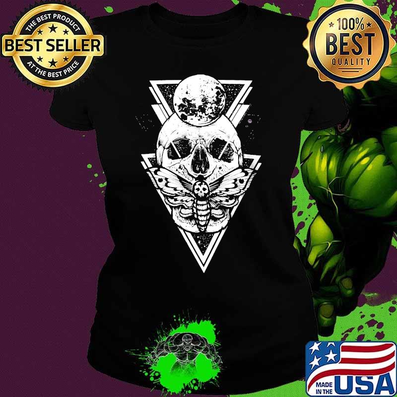 Skull butterfly death head moth tattoo s Ladies tee Skull butterfly death head moth tattoo s Ladies tee