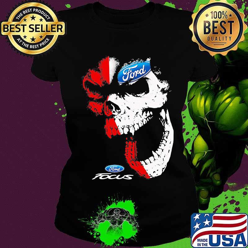 Skull ford focus logo s Ladies tee Skull ford focus logo s Ladies tee