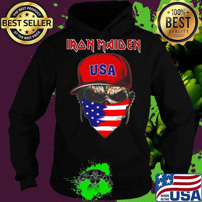 Skull iron maiden usa flag independence day s Hoodie Skull iron maiden usa flag independence day s Hoodie