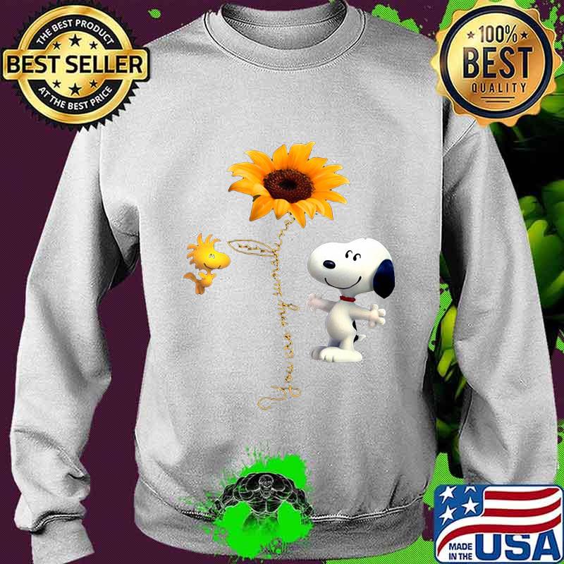Snoopy and woodstock sunflower you are my sunshine s Sweater Snoopy and woodstock sunflower you are my sunshine s Sweater