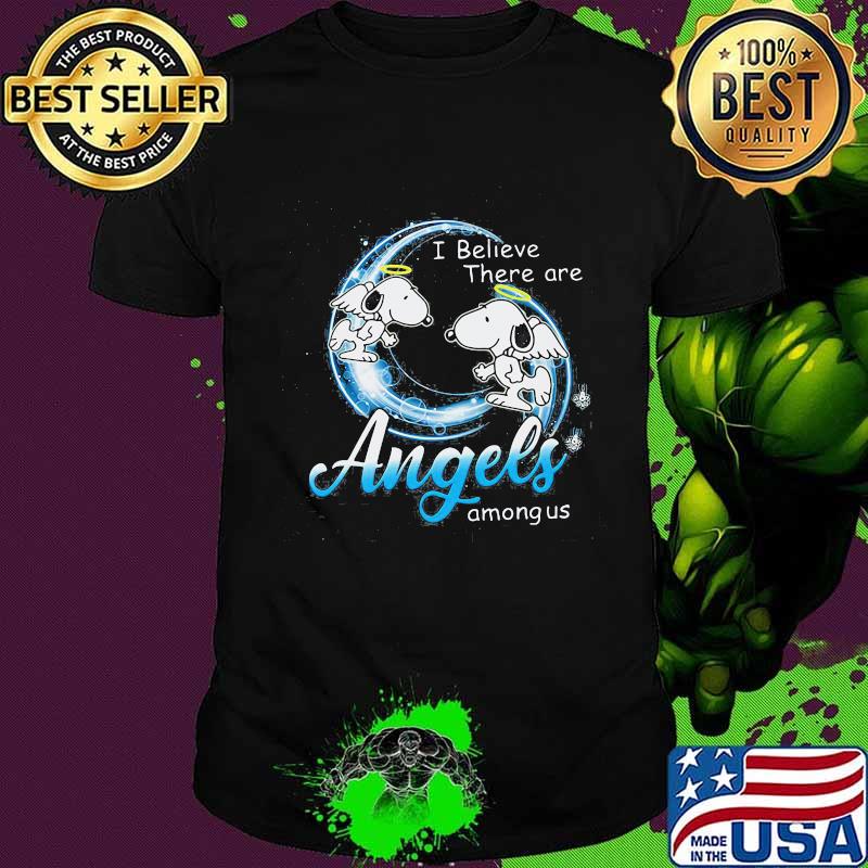 Snoopy i believe there are angels among us shirt