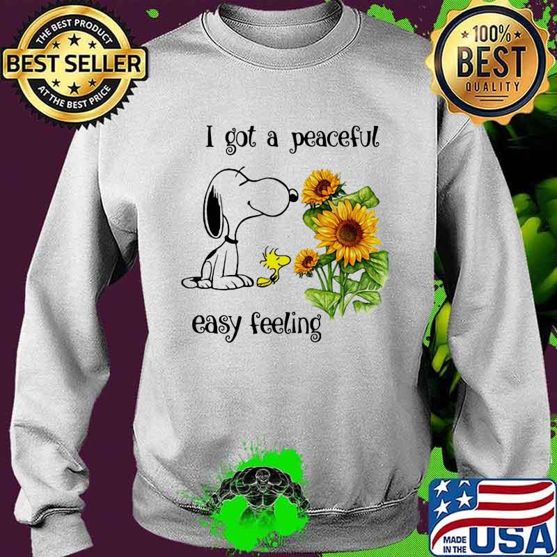 Snoopy i got a peaceful easy feeling sunflowers s Sweater Snoopy i got a peaceful easy feeling sunflowers s Sweater