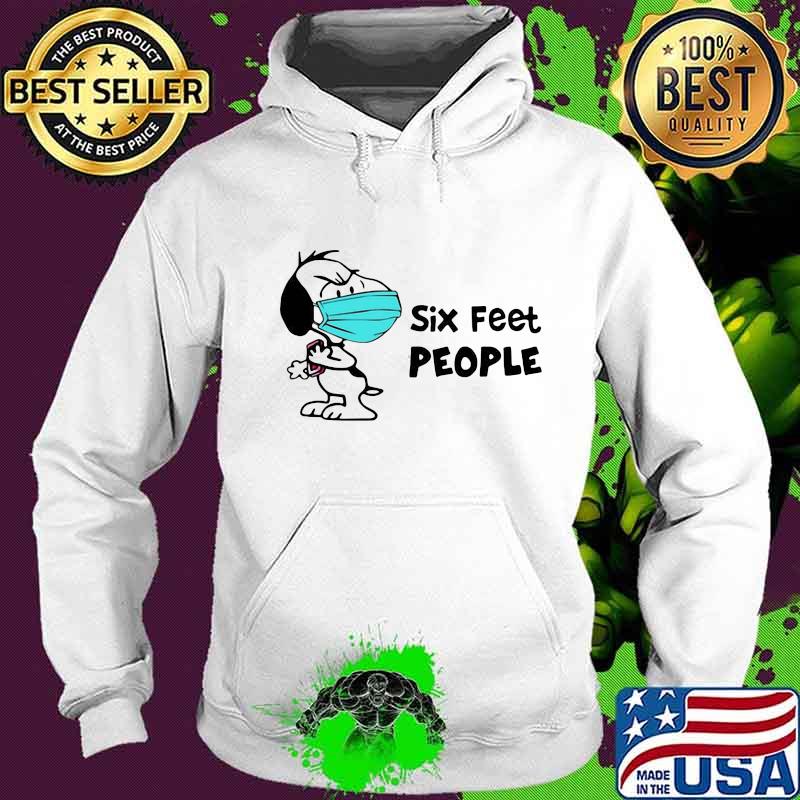 Snoopy mask six feet people s Hoodie Snoopy mask six feet people s Hoodie