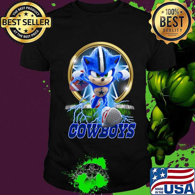Sonic dallas cowboys football lightning shirt