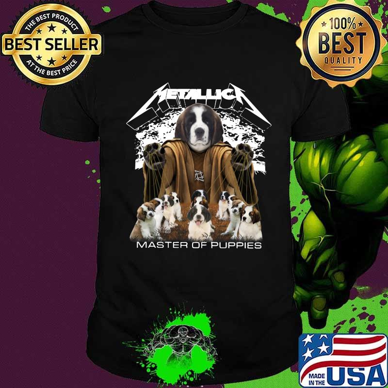 St. bernard metallica master of puppies shirt