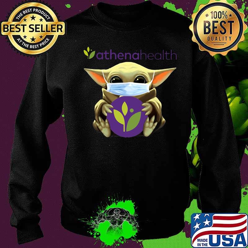 Star wars baby yoda mask hug athenahealth s Sweater Star wars baby yoda mask hug athenahealth s Sweater