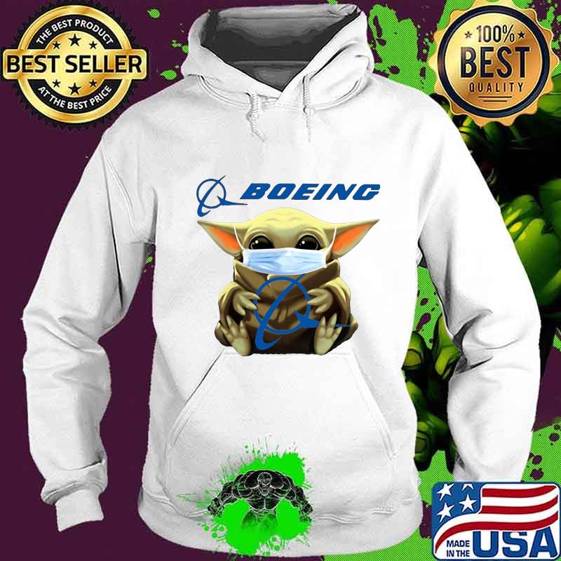Star wars baby yoda mask hug boeing s Hoodie Star wars baby yoda mask hug boeing s Hoodie