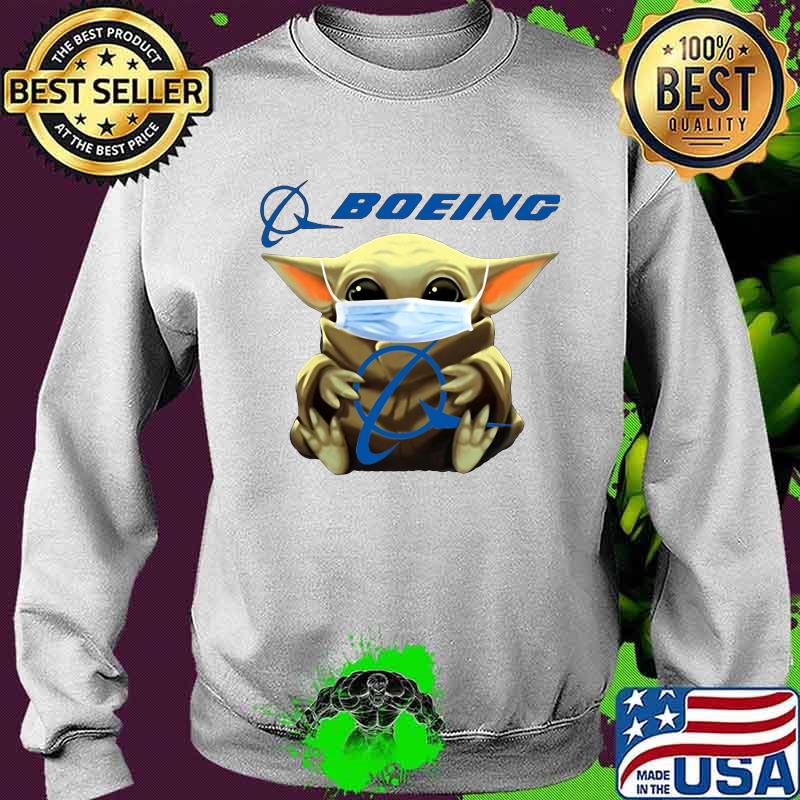 Star wars baby yoda mask hug boeing s Sweater Star wars baby yoda mask hug boeing s Sweater