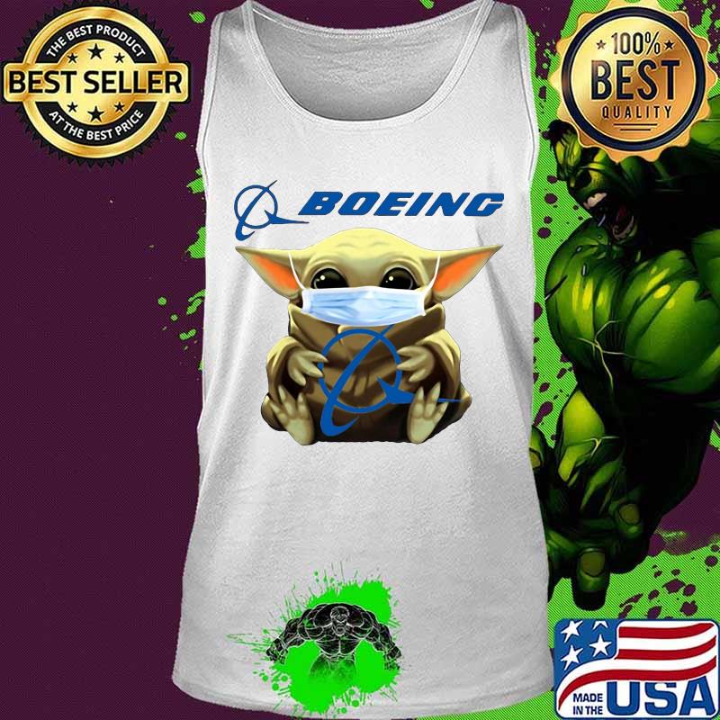 Star wars baby yoda mask hug boeing s Tank top Star wars baby yoda mask hug boeing s Tank top