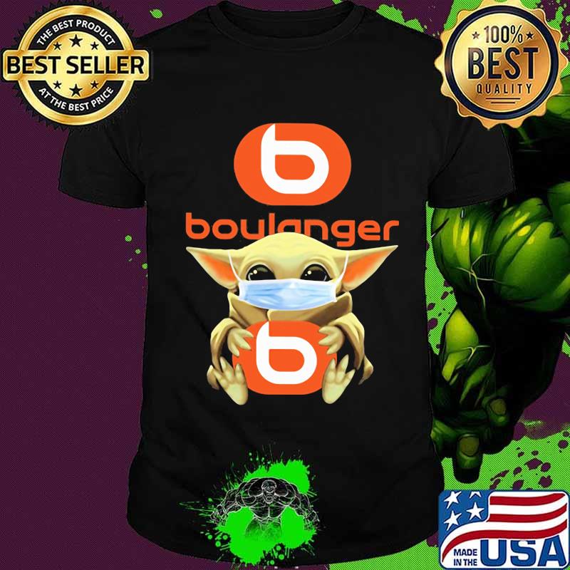 Star wars baby yoda mask hug boulanger shirt