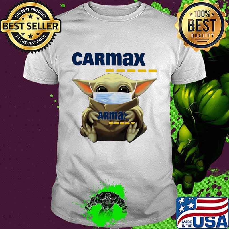 Star wars baby yoda mask hug carmax shirt Star wars baby yoda mask hug carmax shirt