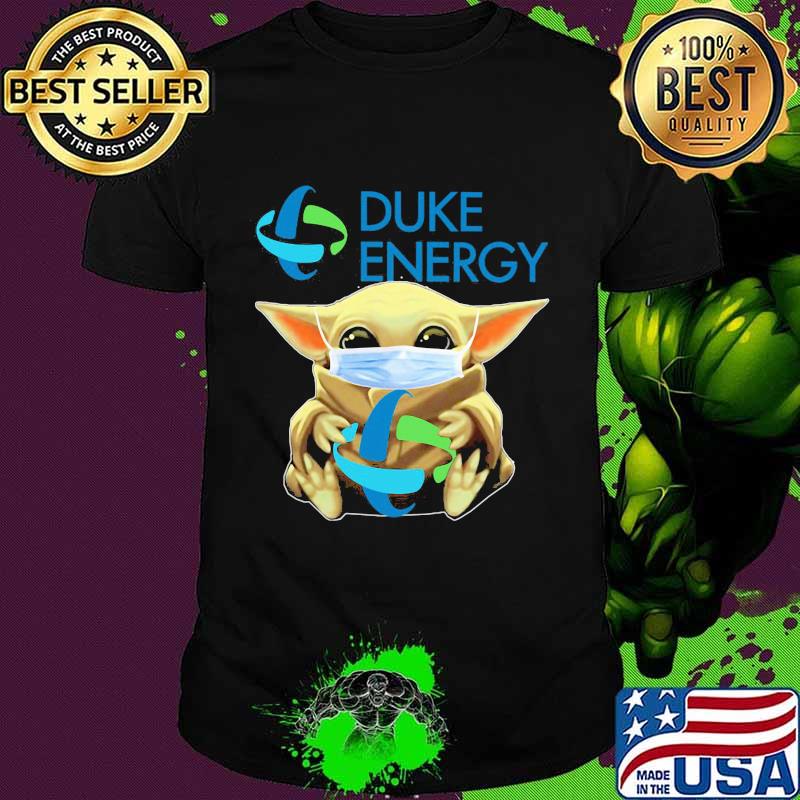 Star wars baby yoda mask hug duke energy shirt