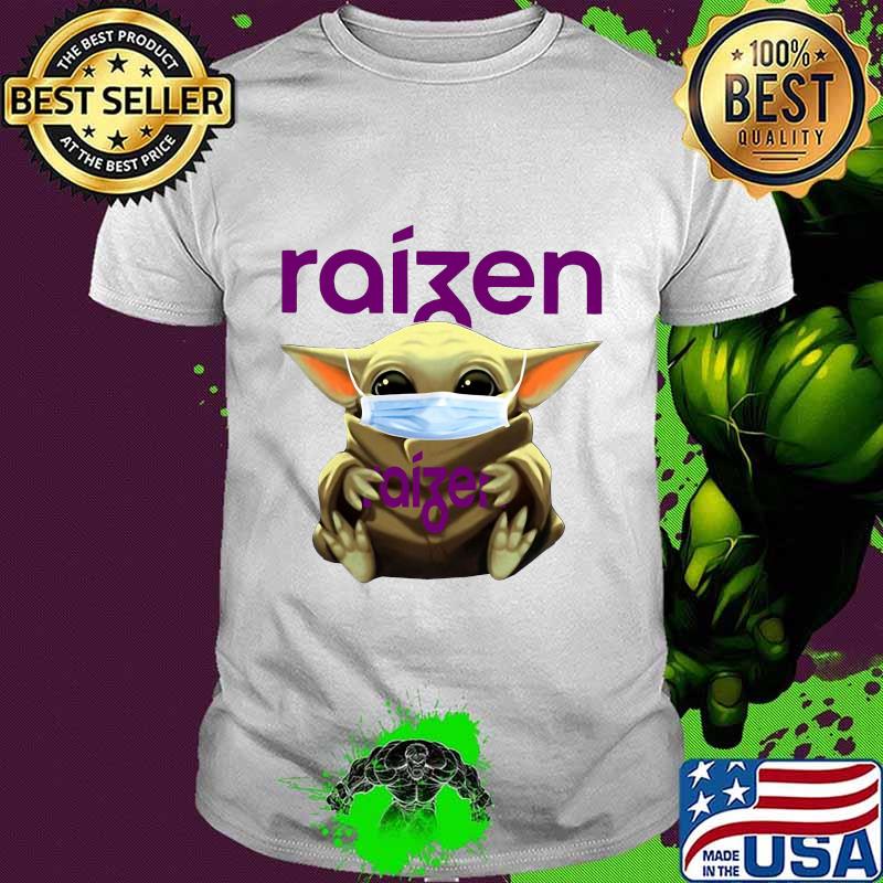 Star wars baby yoda mask hug raizen shirt