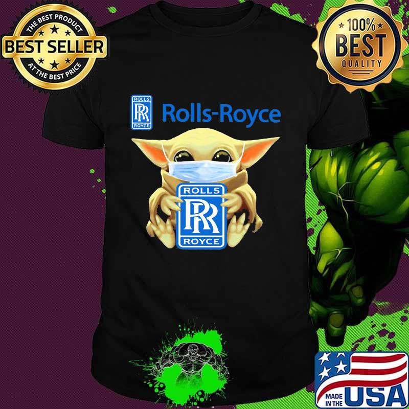 Star wars baby yoda mask hug rolls royce shirt