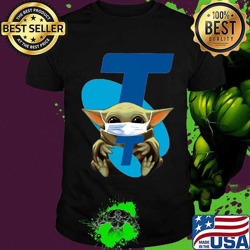 Star wars baby yoda mask hug stellar shirt Star wars baby yoda mask hug stellar shirt