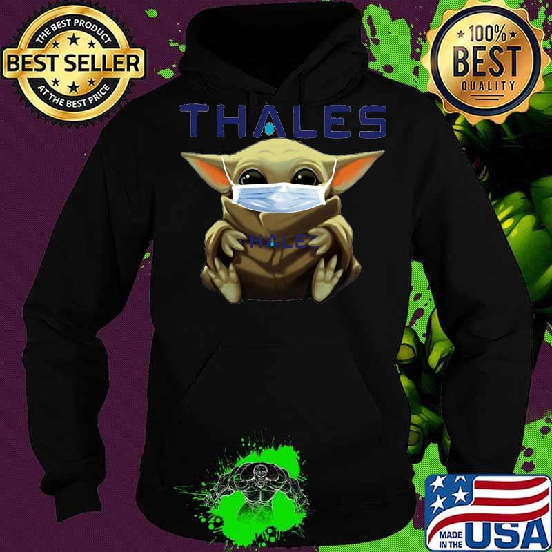 Star wars baby yoda mask hug thales s Hoodie Star wars baby yoda mask hug thales s Hoodie