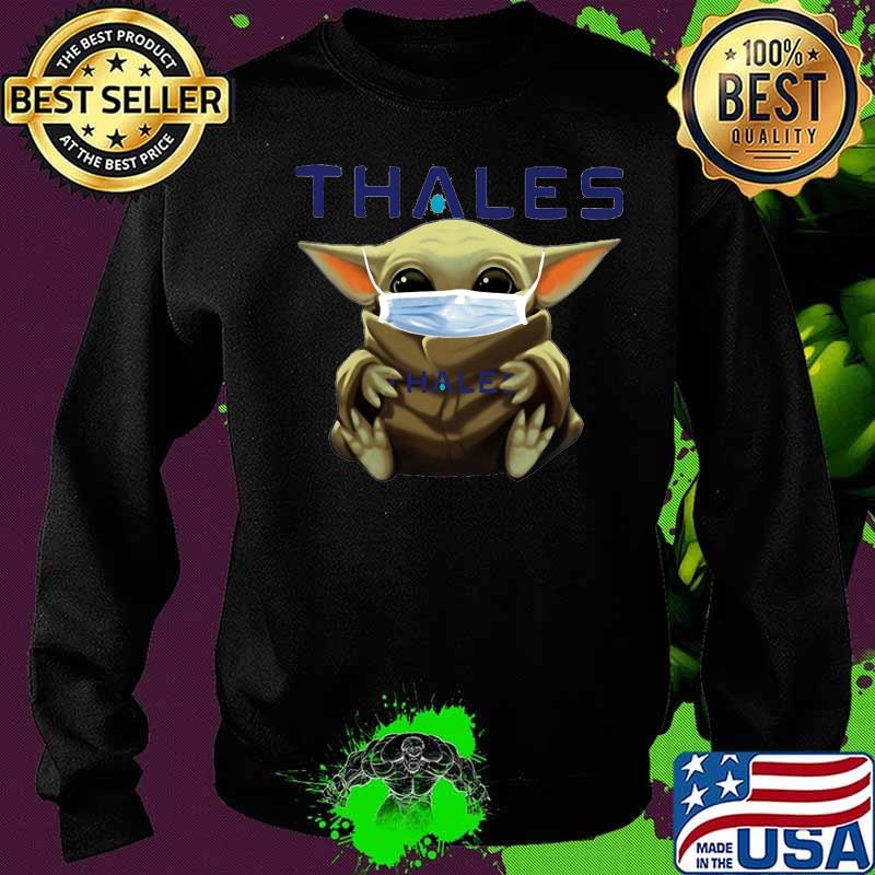Star wars baby yoda mask hug thales s Sweater Star wars baby yoda mask hug thales s Sweater