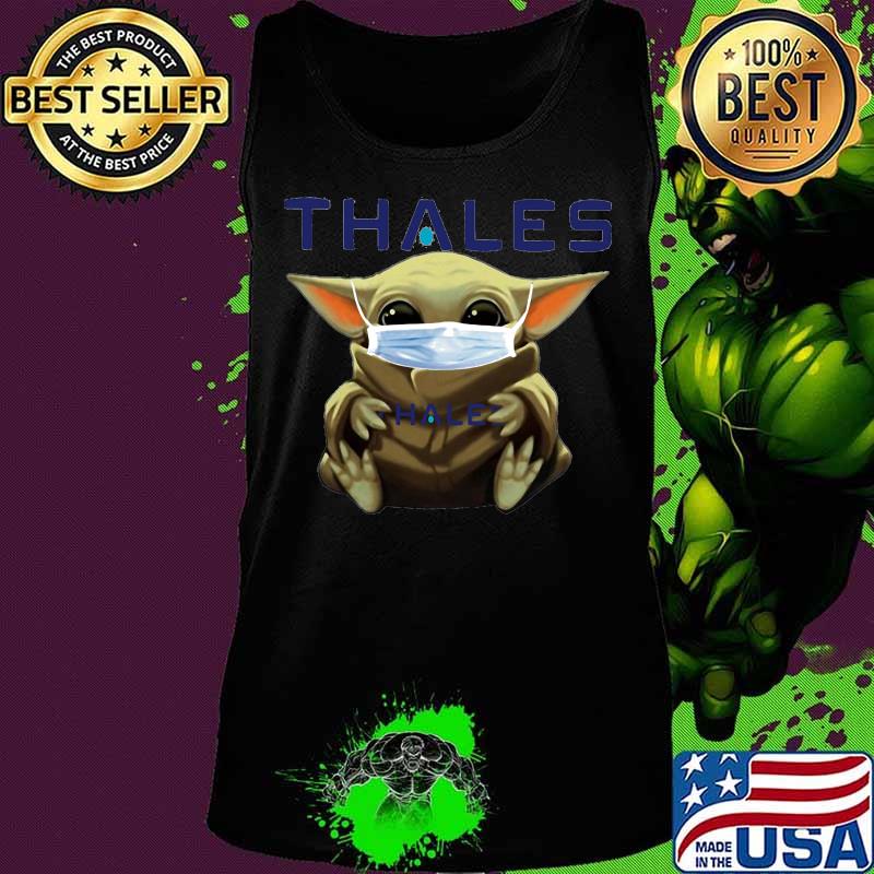 Star wars baby yoda mask hug thales s Tank top Star wars baby yoda mask hug thales s Tank top