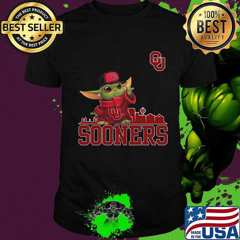 Star wars baby yoda oklahoma sooners shirt