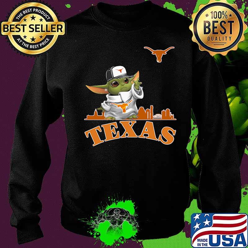 Star wars baby yoda texas longhorn s Sweater Star wars baby yoda texas longhorn s Sweater