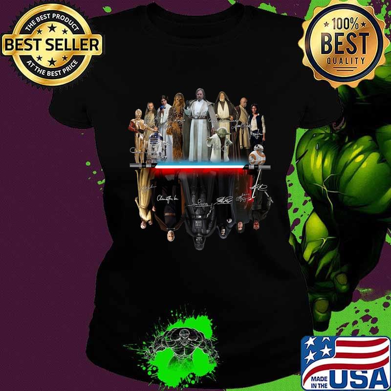 Star wars characters water reflection s Ladies tee Star wars characters water reflection s Ladies tee