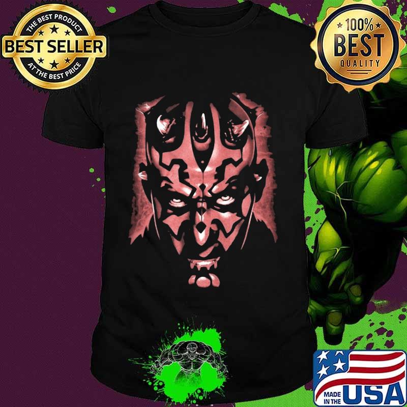 Star wars darth maul face shirt