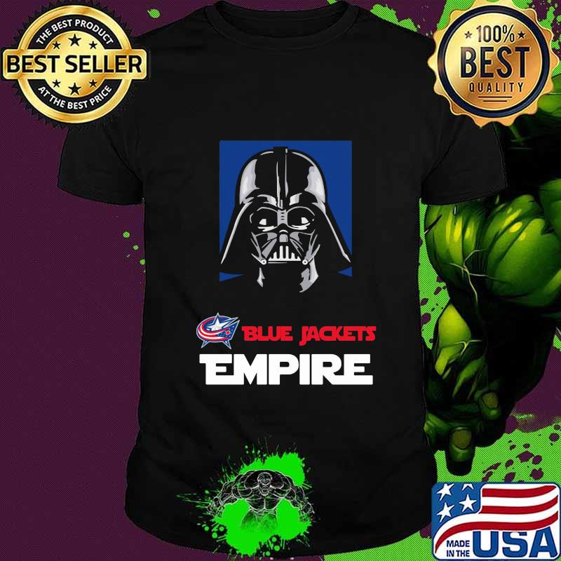 Star wars darth vader columbus blue jackets empire shirt