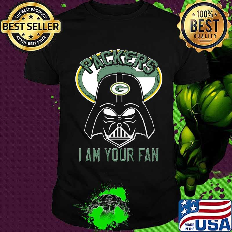 Star wars darth vader green bay packers i am your fan shirt