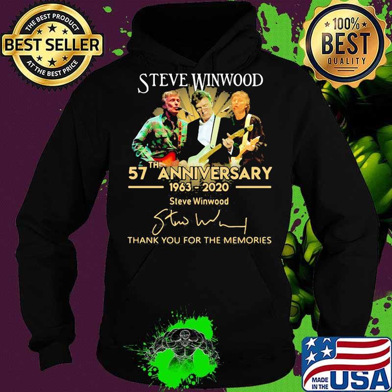 Steve winwood 57th anniversary 1963 2020 thank you for the memories signatures s Hoodie Steve winwood 57th anniversary 1963 2020 thank you for the memories signatures s Hoodie