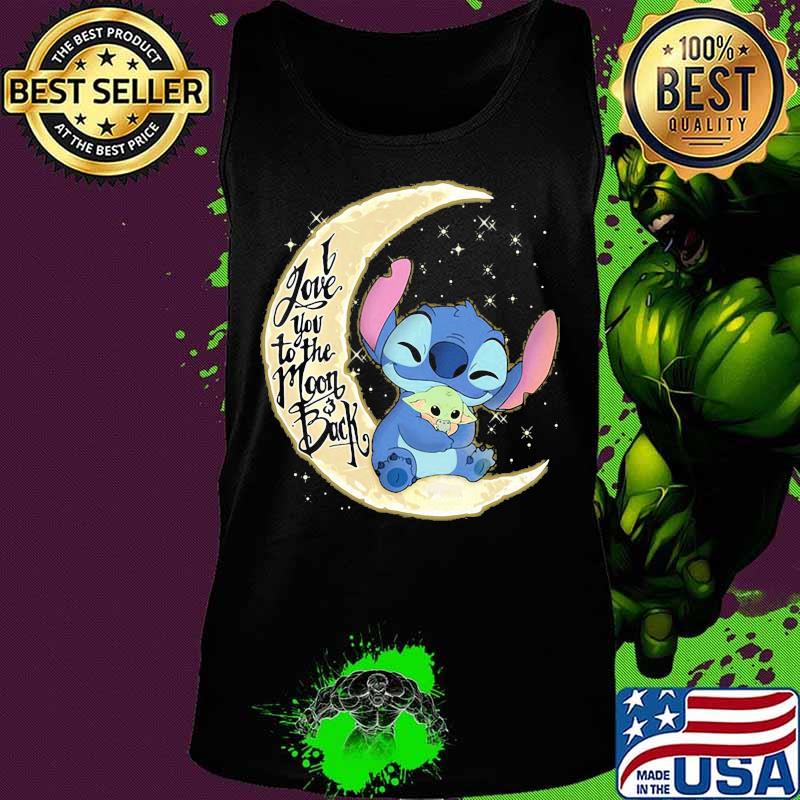 Stitch and baby yoda i love you to the moon and back s Tank top Stitch and baby yoda i love you to the moon and back s Tank top