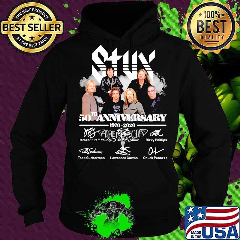 Styx 50th anniversary 1970 2020 thank you for the memories signatures s Hoodie Styx 50th anniversary 1970 2020 thank you for the memories signatures s Hoodie