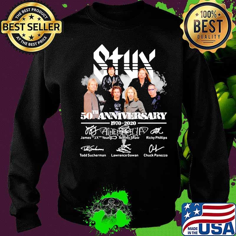 Styx 50th anniversary 1970 2020 thank you for the memories signatures s Sweater Styx 50th anniversary 1970 2020 thank you for the memories signatures s Sweater