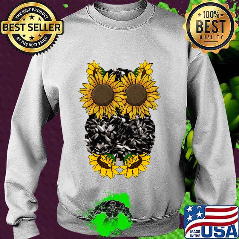 Sunflower Owl Cute Nocturnal Animal Floral Bird Lover Gift Pullover s Sweater Sunflower Owl Cute Nocturnal Animal Floral Bird Lover Gift Pullover s Sweater