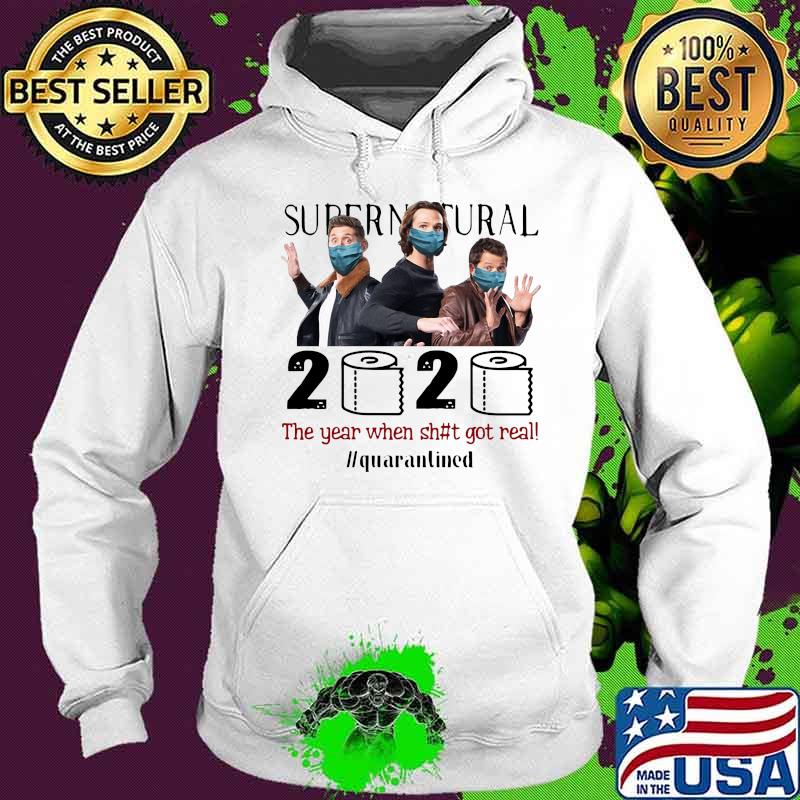 Supernatural mask 2020 the year when shit got real quarantined toilet paper s Hoodie Supernatural mask 2020 the year when shit got real quarantined toilet paper s Hoodie