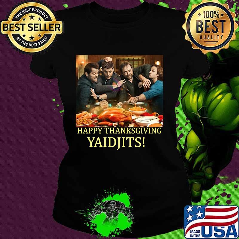Supernatural pie happy thanksgiving yaidijts s Ladies tee Supernatural pie happy thanksgiving yaidijts s Ladies tee