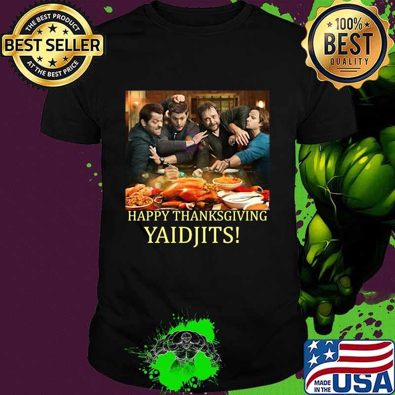 Supernatural pie happy thanksgiving yaidijts shirt