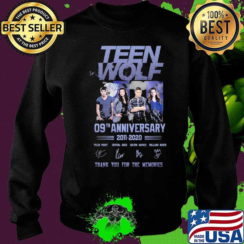 Teen wolf 09th anniversary 2011 2020 thank you for the memories signatures s Sweater Teen wolf 09th anniversary 2011 2020 thank you for the memories signatures s Sweater