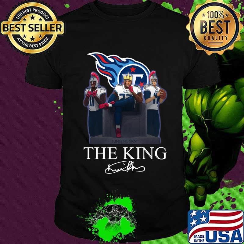 Tennessee titans king henry the king signature shirt