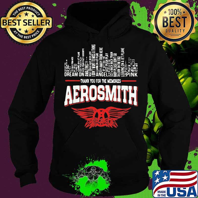 Thank you for the memories aerosmith t-s Hoodie Thank you for the memories aerosmith t-s Hoodie