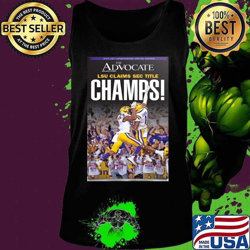 The advocate lsu tigers claims sec the champs s Tank top The advocate lsu tigers claims sec the champs s Tank top