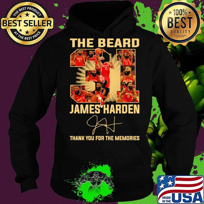 The beard 31 james harden thank you for the memories signature s Hoodie The beard 31 james harden thank you for the memories signature s Hoodie