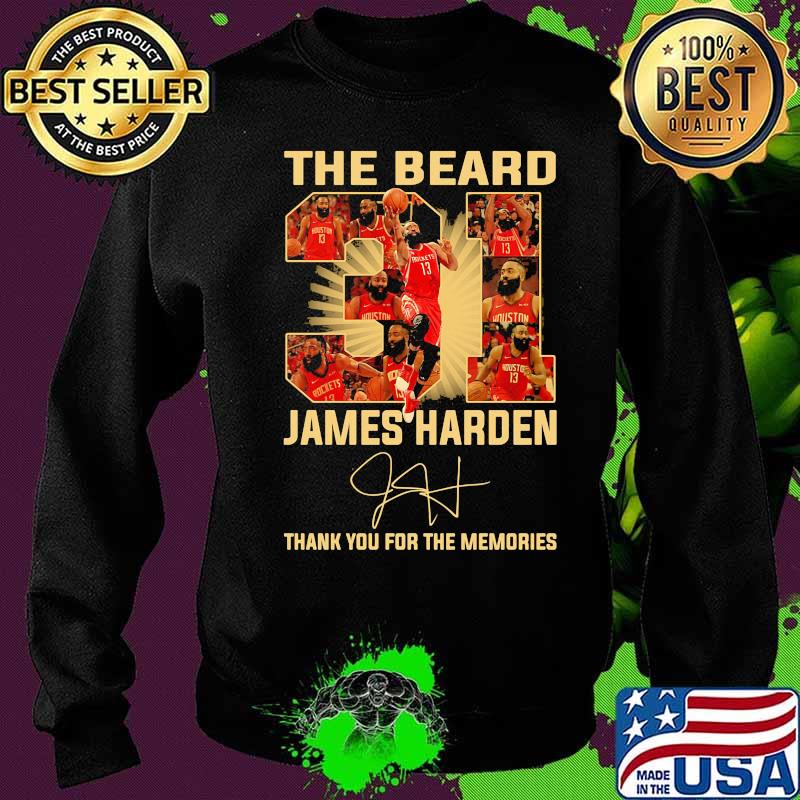 The beard 31 james harden thank you for the memories signature s Sweater The beard 31 james harden thank you for the memories signature s Sweater