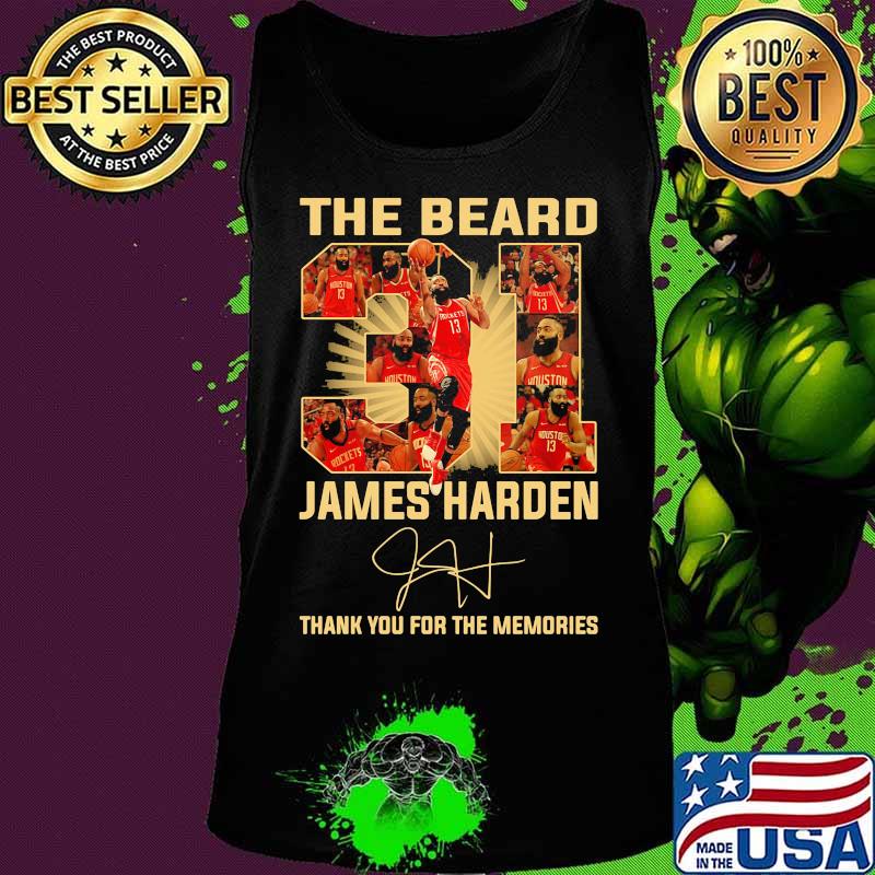 The beard 31 james harden thank you for the memories signature s Tank top The beard 31 james harden thank you for the memories signature s Tank top