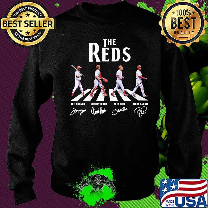 The cincinnati reds baseball crossing the line signatures s Sweater The cincinnati reds baseball crossing the line signatures s Sweater
