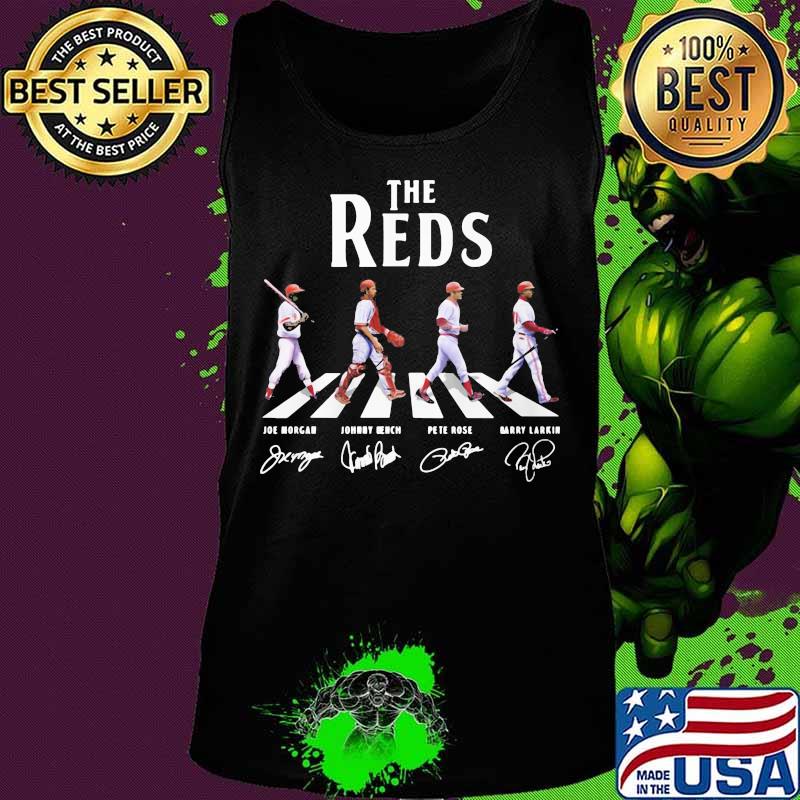 The cincinnati reds baseball crossing the line signatures s Tank top The cincinnati reds baseball crossing the line signatures s Tank top