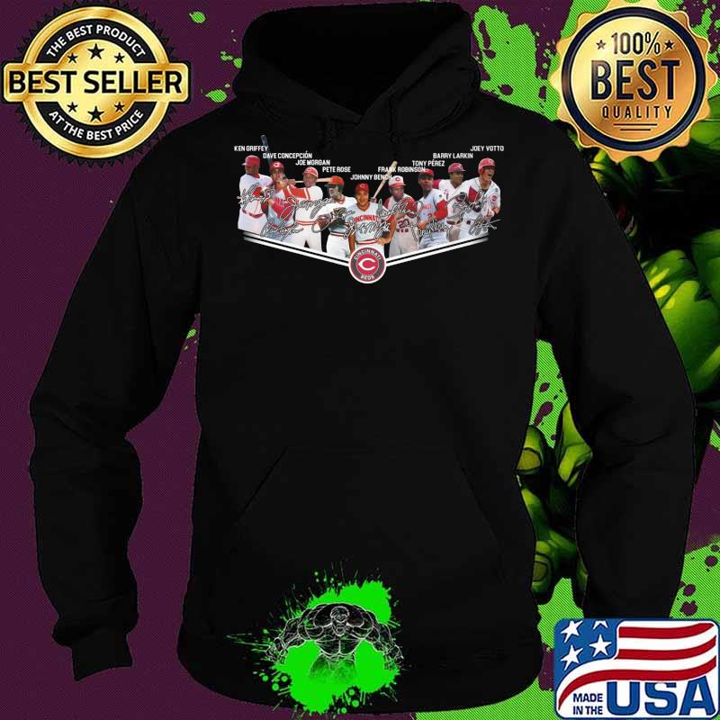 The cincinnati reds baseball players signatures s Hoodie The cincinnati reds baseball players signatures s Hoodie